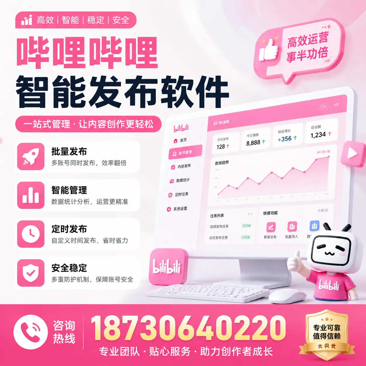 如何评估哔哩哔哩智能发布软件的ROI？运城 企业必读